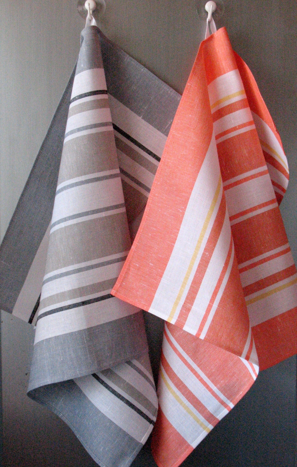 Linen Cotton Dish Towels - Tea Towels set of 2 - Coloredworld
