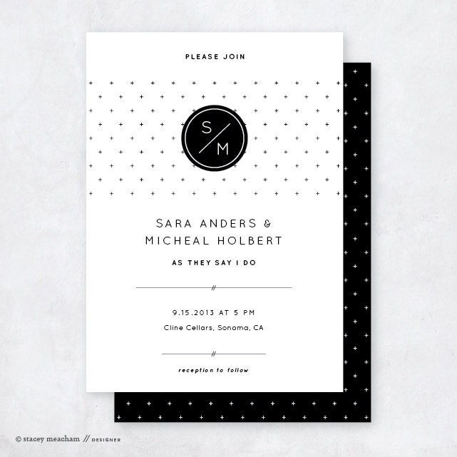 Wedding invitation // Wedding invitation suite // Flat wedding invite // Wedding // Positively Yes