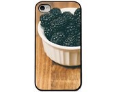 Blackberries Iphone case - Iphone 4 case - Iphone 5 case - fruit blackberries - fruity Iphone case - girly Iphone case - fun accessory