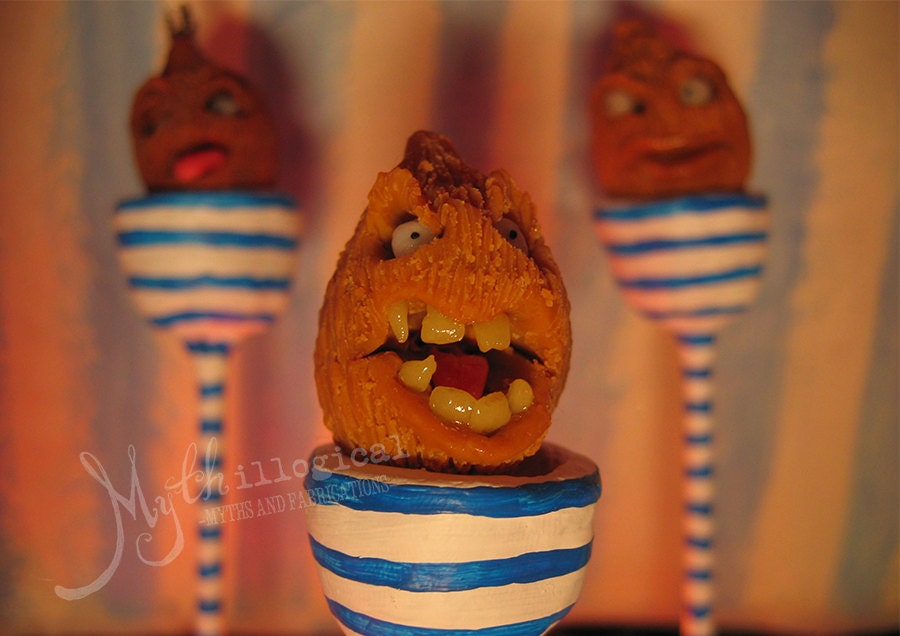 Spooky Fairground Print 'Shy of Coconuts' Funfair Dark Illustration Digital A4 Printed Photographic Image