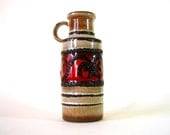 Fat Lava Era Vase by SCHEURICH  // West German Pottery // Mid Century