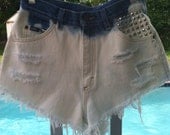 Studded Ombre Shorts