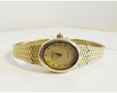 Vintage Constant Ladies Wrist Watch // Gold Quartz Japan Movt