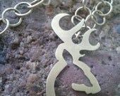 Browning Buck Necklace (with store bought chain)