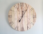 33" Poplar Barn Clock - Large Clocks Reduced with Free Shipping