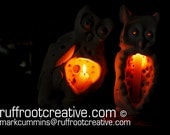Garden  Owls Sculptures