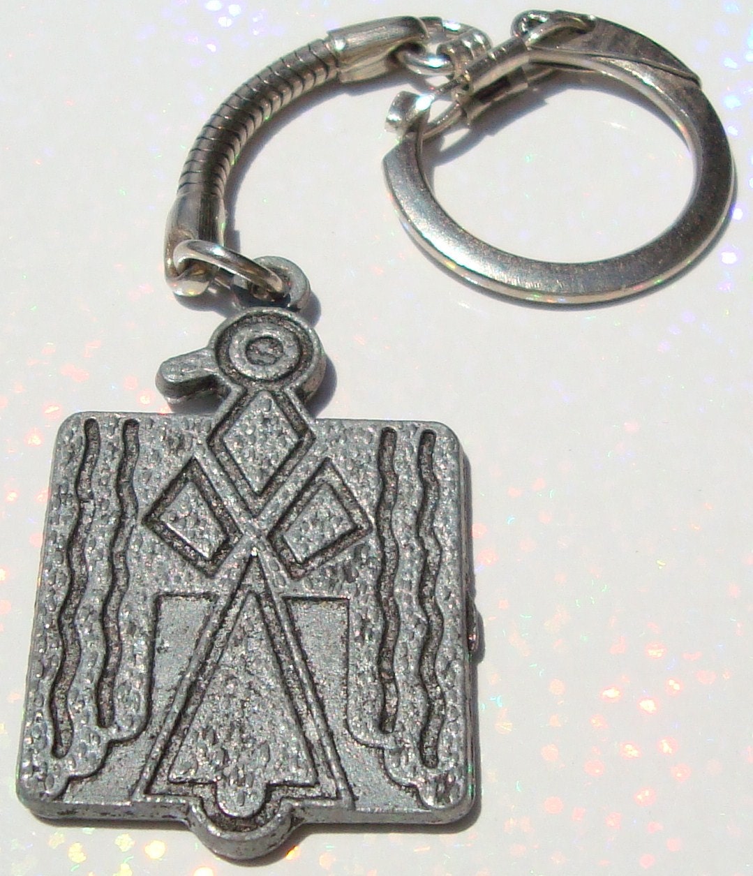 Vintage Key Ring Pendant