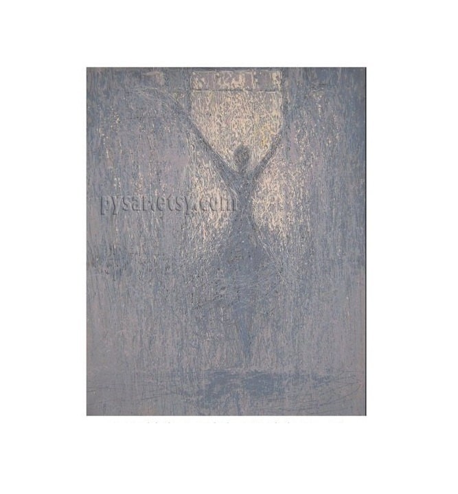 Morning. Small canvas art print of original acrylic painting from Ballet Series by Yuri Pysar - ready for hanging