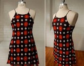 vintage daisy mini dress