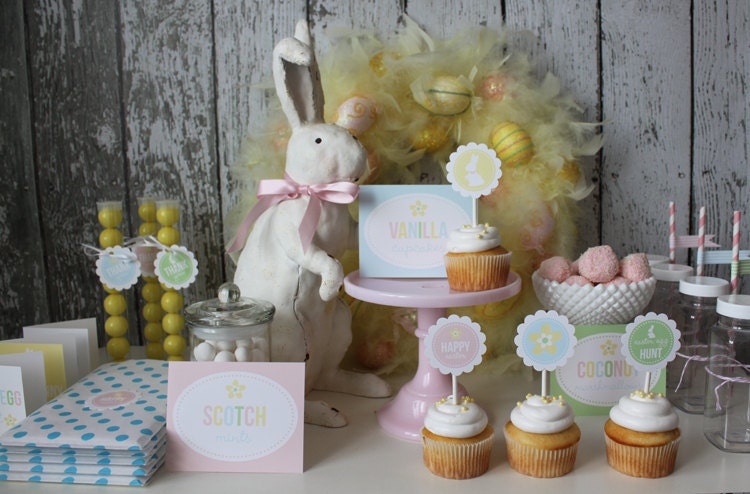 Little Love Bunny Easter Printable Party Collection : Printable Party Designs by The Tiny Tiara Il_170x135