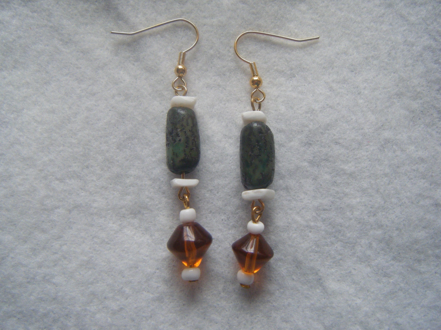 Anicent Inspired Beaded Earrings