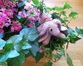 Easter Bunny, Plush Rabbit Toy, Hand Crocheted Stuffed Animal