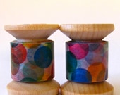 Washi Tape Mini Spool "Yard Sale" Confetti" by mt. 2 yards per spool