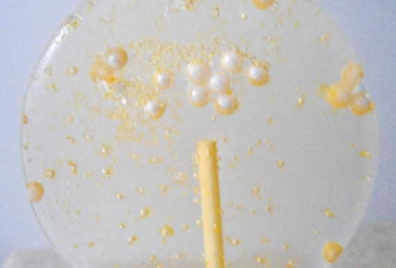 Champagne Gourmet Lollipops Set of 7 - LARGE 2.5 Inch Lollipops