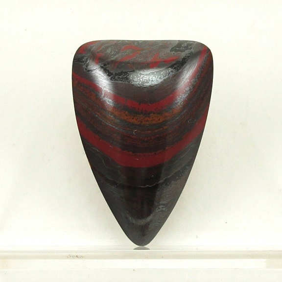Tiger Iron Cabochon Black Red Gold Great Pattern Natural Stone Designer Cab Freeform Cab Wire Wrapping Stone Hand Cut