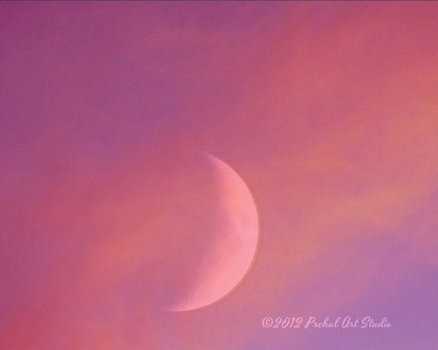 Moon Photograph, Sky Photography, Nature Photography, 8x10 Print by Nacene Prchal