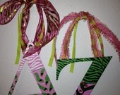 Delta Zeta Sorority Greek Decorative Wall Letters