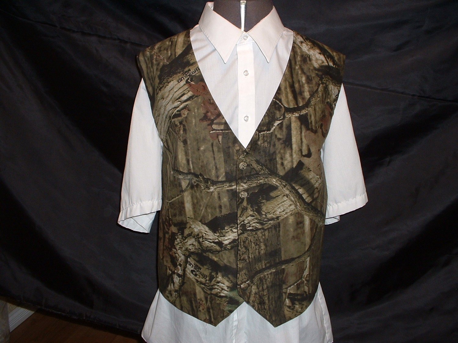 Camouflage vest / Camo Vest for Wedding / Prom / Special Event in 5 different Camo materials available