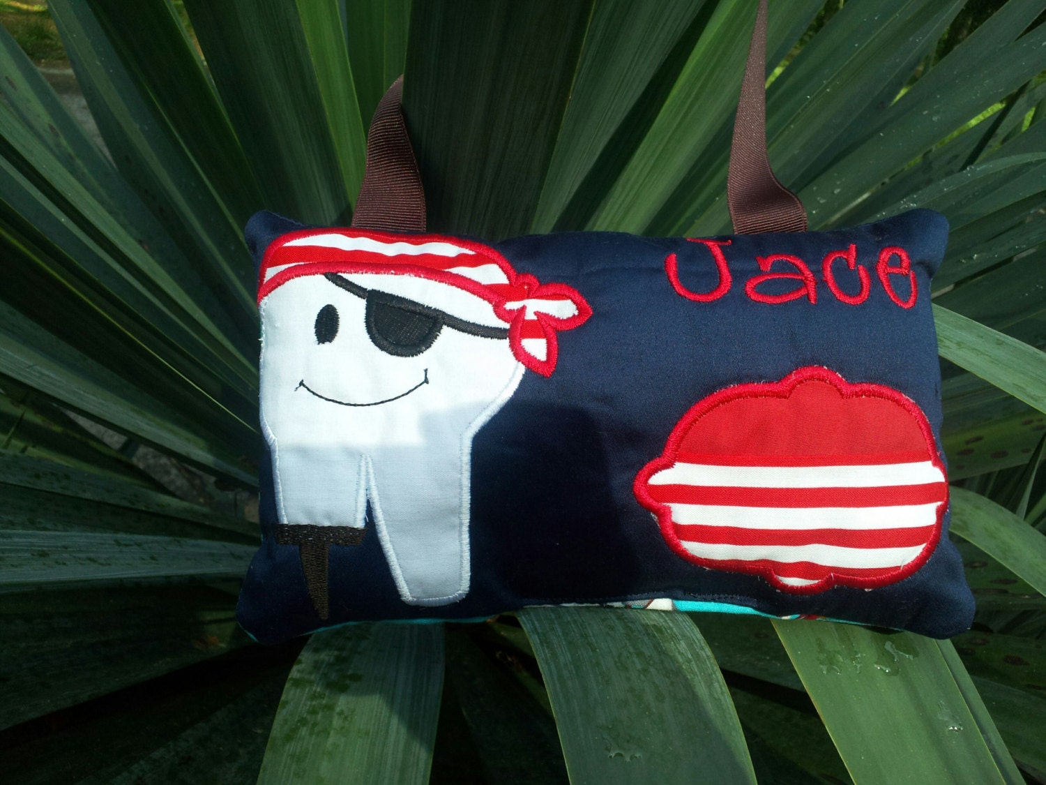 Personalized Pirate Tooth Fairy Pillow