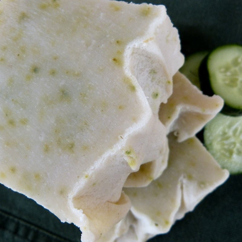 Soap, Cucumber Peel & Aloe Natural Vegan and Handcrafted