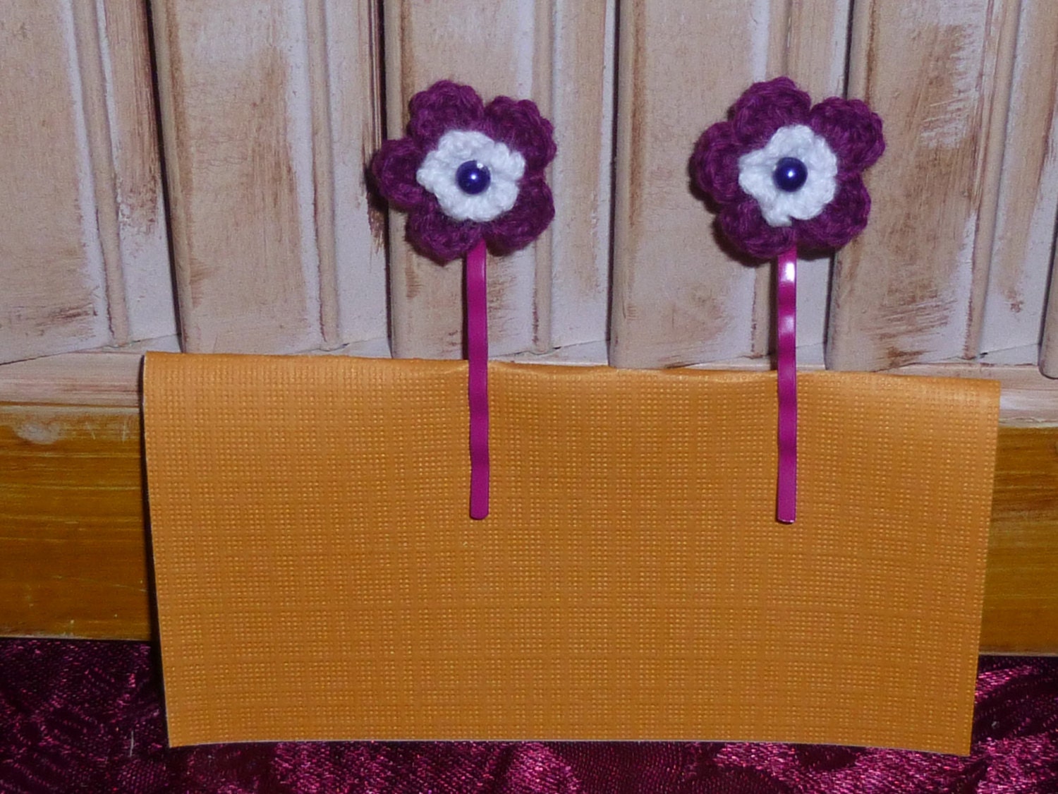 Small Handmade Crochet Flower Pins(SALE)