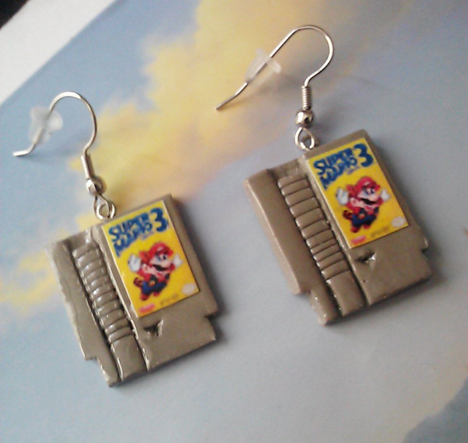 Nintendo Game Cartridge Earrings (Pick Your Game)