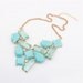 Turquoise necklace/ bubble necklace,bib necklace,statement necklace,bridesmaid necklace,bubble statement necklace/Wedding/birthday