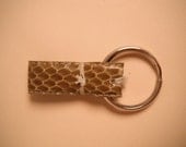 Genuine Snakeskin Leather Keychain