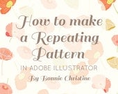 how to make a repeating pattern in adobe illustrator tutorial