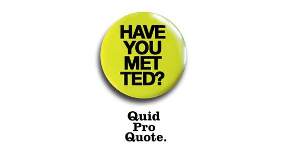 How I met your mother - Have you met Ted- pinback button