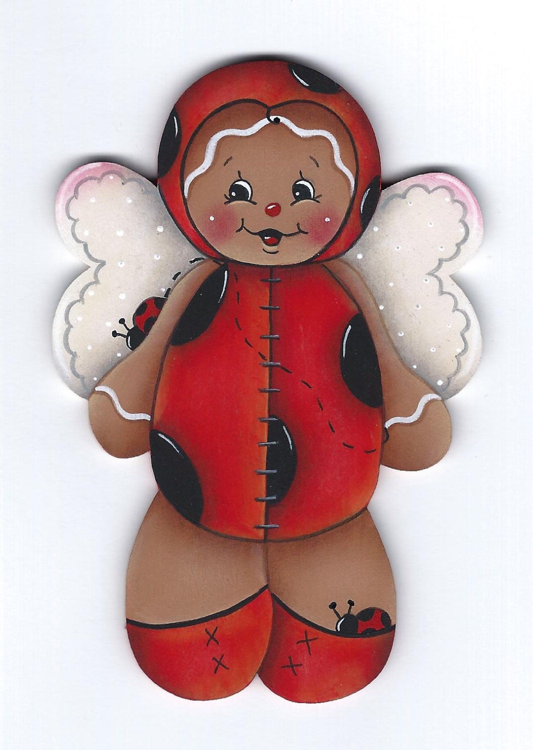 Little Ladybug Ginger Painting E-Pattern