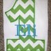 Personalized 1st Birthday Onesie or T-shirt.  Boy, 1st Birthday, 2nd Birthday, 3rd Birthday, 4th Birthday.Chevron