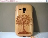 ON SALE Samsung Galaxy S3 Mini - wooden cases walnut / cherry or bamboo -  Tree