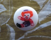 Vintage 70s Raggedy Andy Button 1 Only