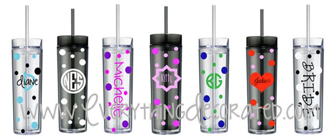 Skinny Acrylic Tumbler