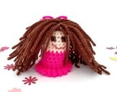 Soft Doll, Woolly Peep, Handmade Toy, Baby Doll, Miniature People