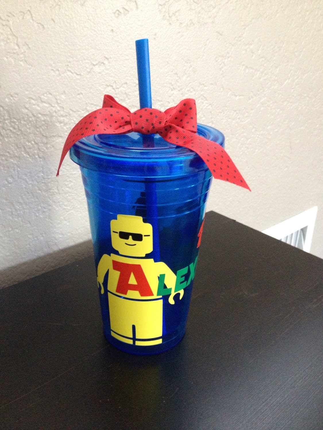 Personalized Lego Man Tumbler