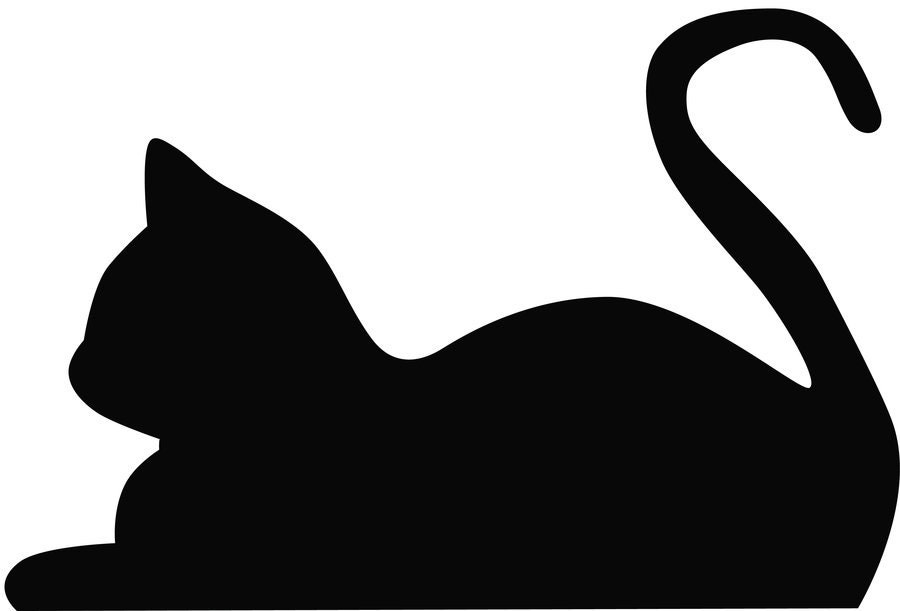 cat silhouette clip art - photo #37