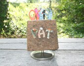 Park Sherman Desk Organizer Cork and Chrome Vintage Home Decor Retro Office Decor Office Organization Vintage Houseware
