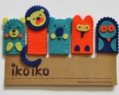 IKO Forest Finger puppets -Toy Puppet - Hand puppet - Set of 5