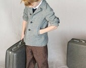 HAUTE SUMMER SALE Vintage Style Boys Brown Wool Pants by Gap size 5