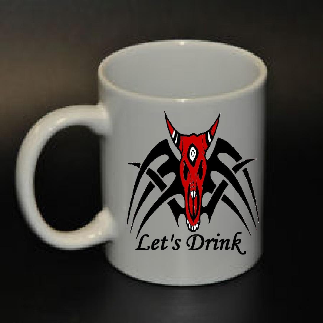 Coffee Mugs,Ceramic Mugs,Nice Let's Drink Graphic Mugs