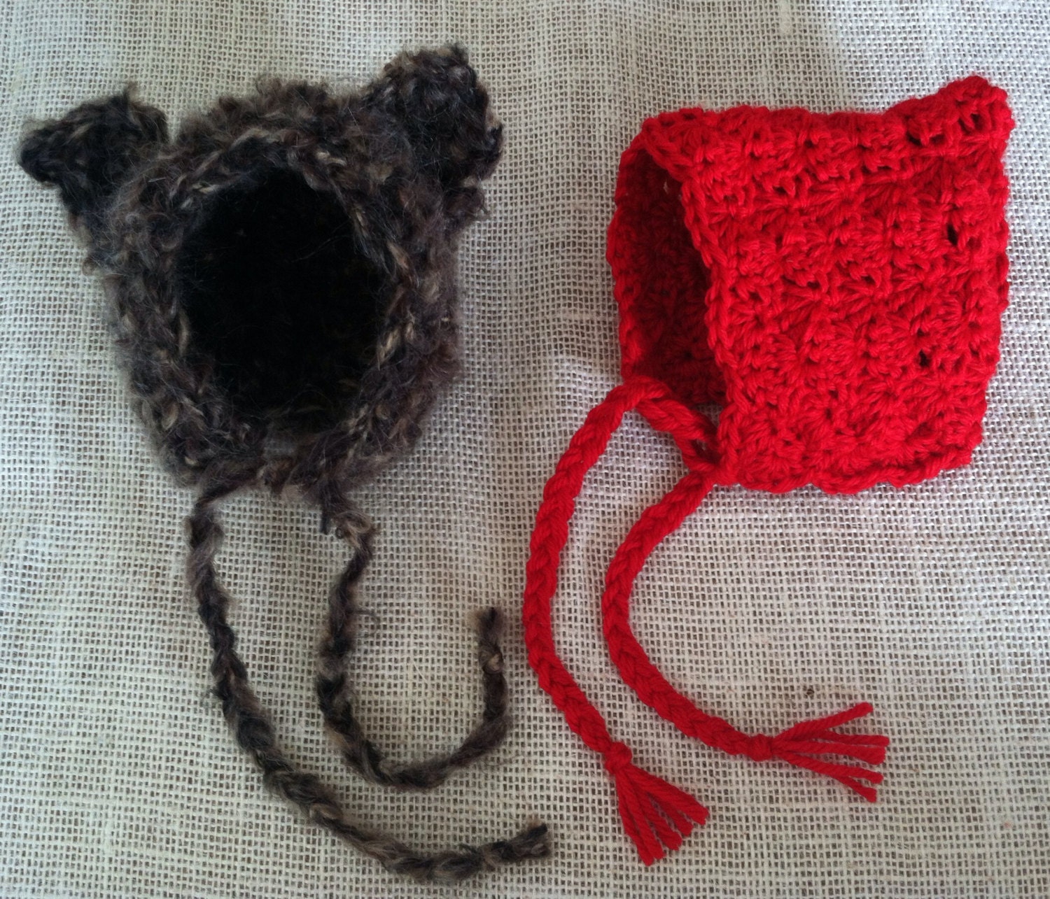 SET: little red riding hood & big bad wolf props