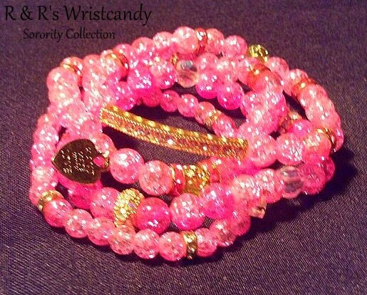 Pretty N' Pink Beaded Bracelets