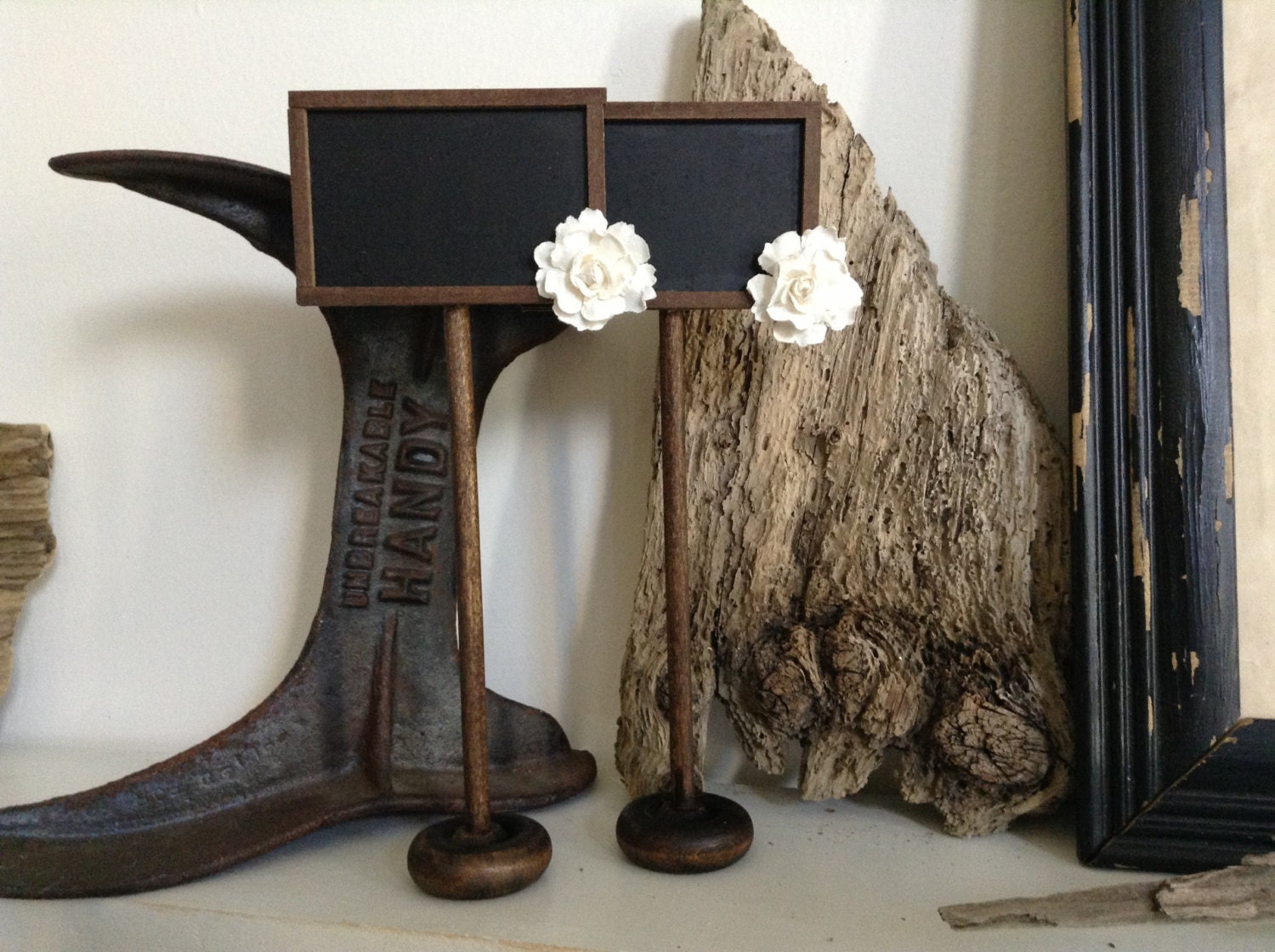 Rustic Chalkboard Signs / Table Numbers / Seating by JBJunkMarket