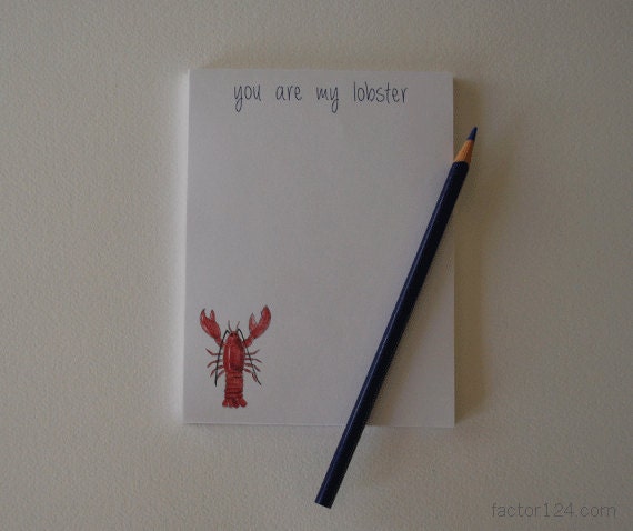 Lobster Small Notepad