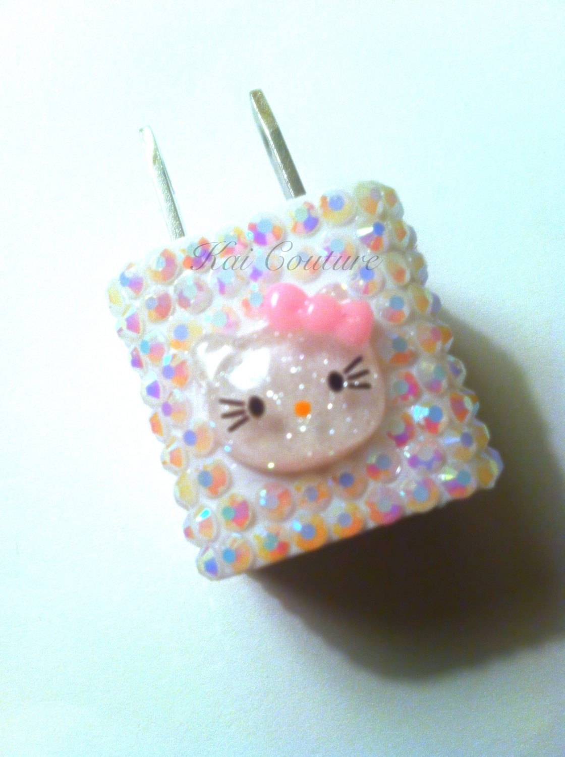 Pink Kitty HellKitty Cat bow Anti Dust Plug Pluggy Silver Rose Gold iPhone Samsung Blackberry Nokia LG Motorola