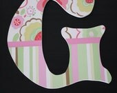 Nursery Wood letters Baby Brianna collection  from Banafish nursery bedding