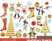 60% OFF Save big holiday christmas clipart, commercial use, vector graphics, digital clip art, digital images - PGCLPK403 Il_170x135