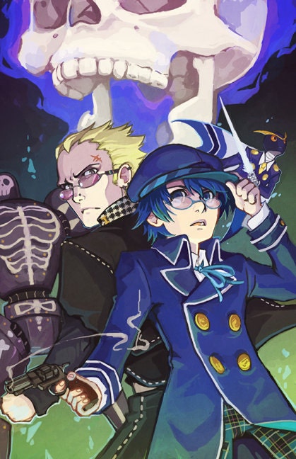 Persona 4 Print Kanji and Naoto